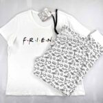 ست تیشرت و شلوارک up طرح friends 01