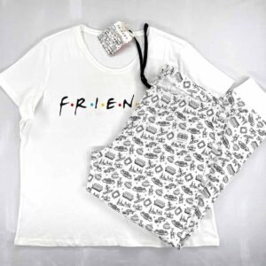 ست تیشرت و شلوارک up طرح friends 01
